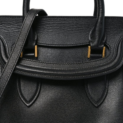 Alexander McQueen Grained Calfskin Large Heroine Black 7 of 9
