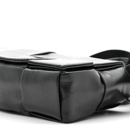 Bottega Veneta Paper Calfskin Intreccio Cassette Belt Bag Camping 10 of 11
