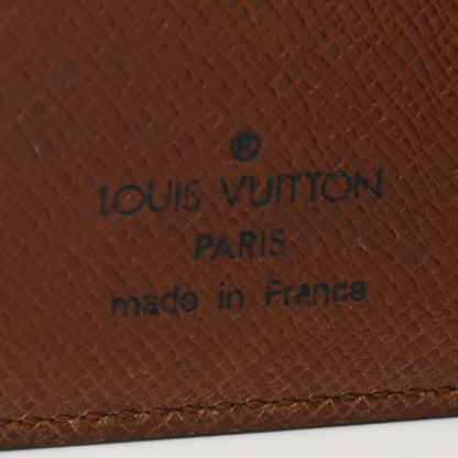 Louis Vuitton Monogram Porte Valeurs Checkbook Wallet 6 of 12