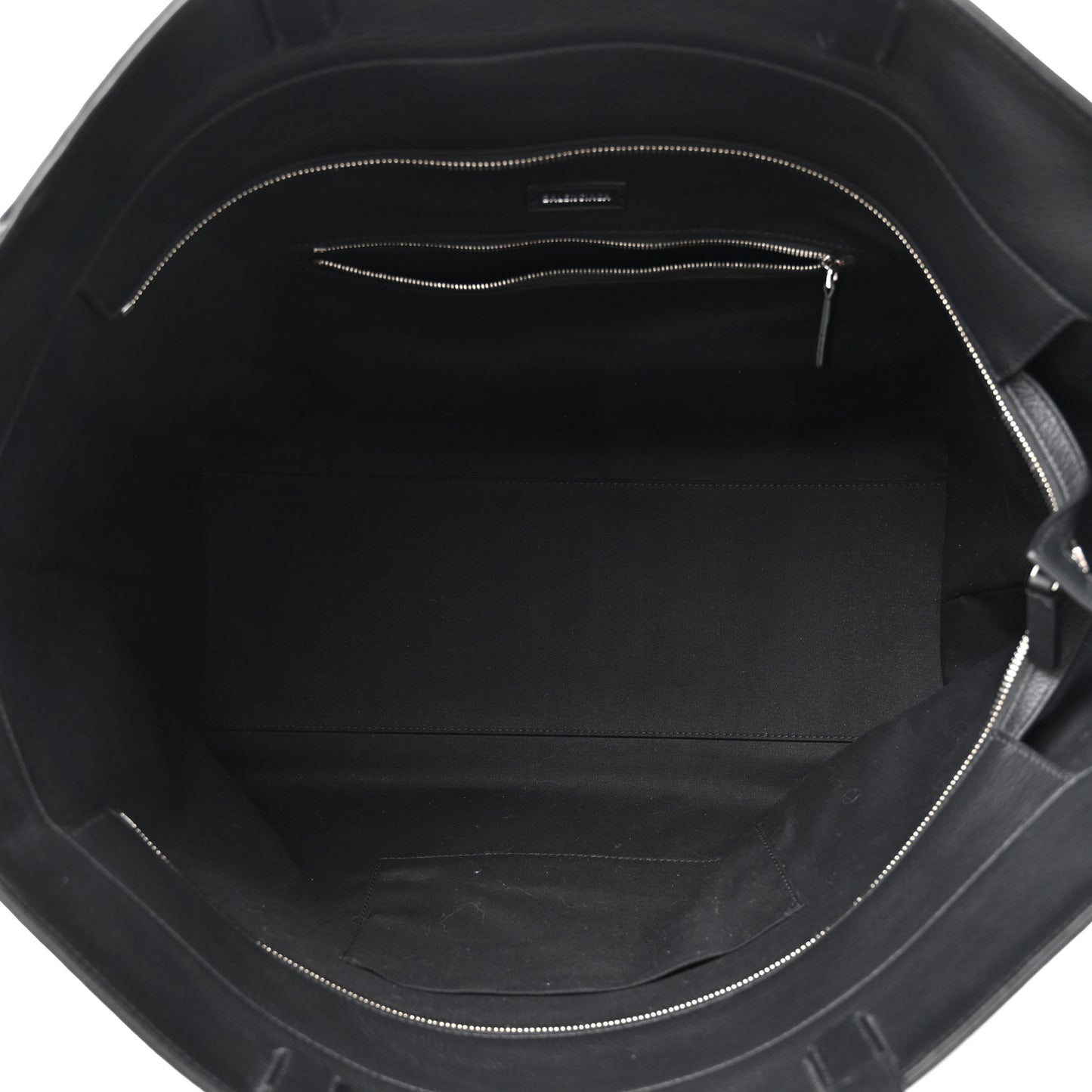 Smooth Calfskin Everyday East West Tote Bag Black