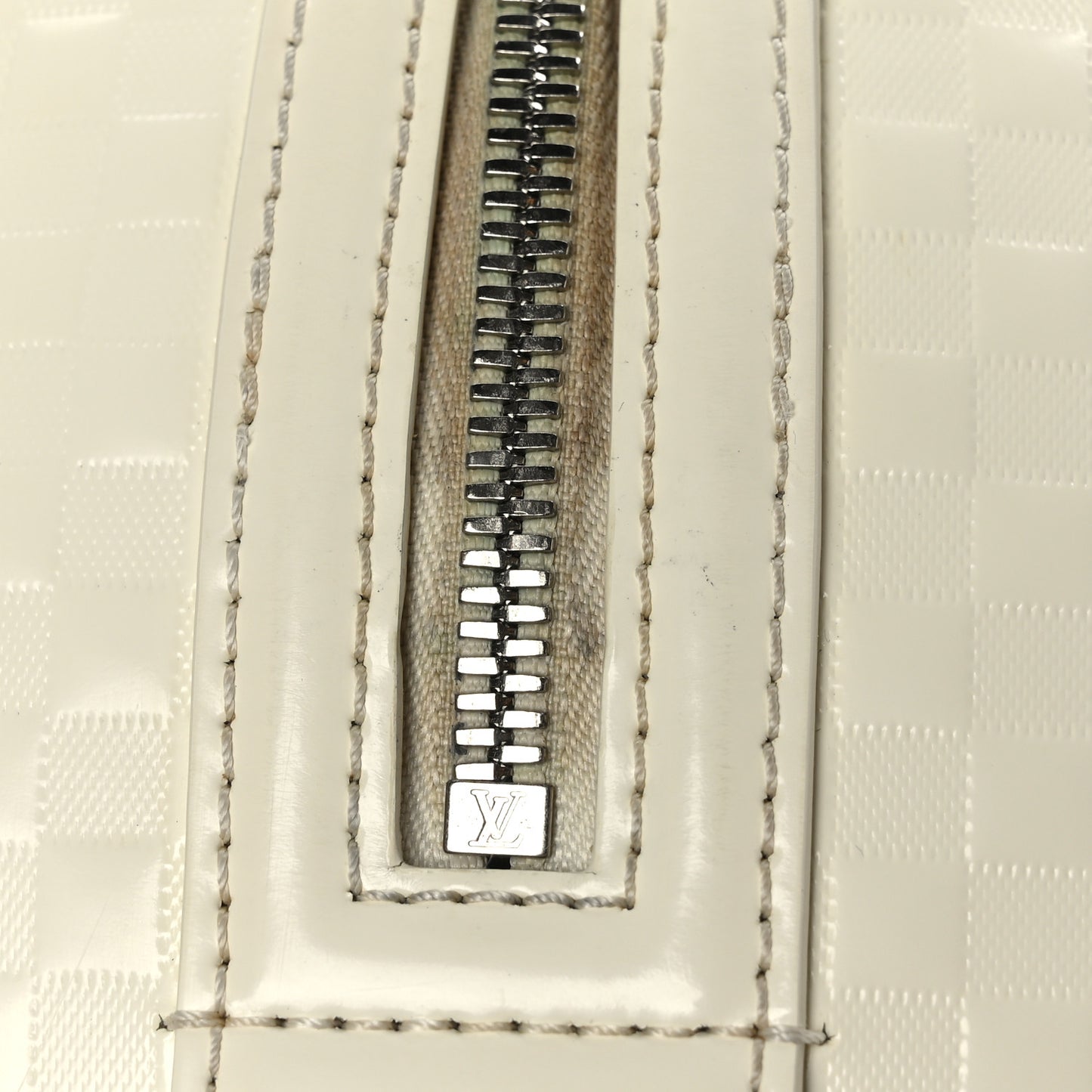 Damier Facette Speedy Cube PM Cream