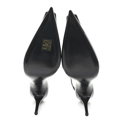 Saint Laurent Vernice Grupy Avenue 95 Slingback Pumps 38 Black 6 of 9
