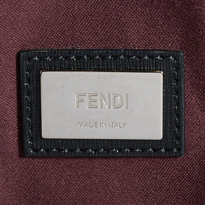 Fendi Vitello Elite Cuoio Monster Buggies Medium Roll Tote Blue Neon Black Multicolor Rosso Scuro 8 of 10