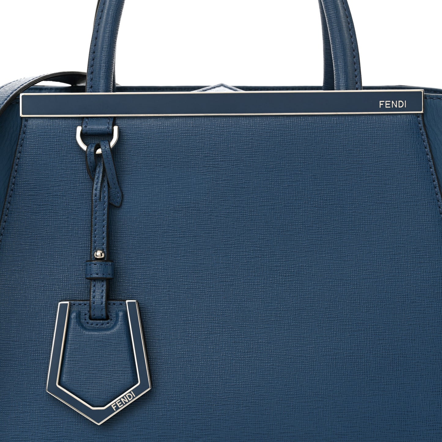 Vitello Elite Petite 2Jours Tote Blue Cobalto