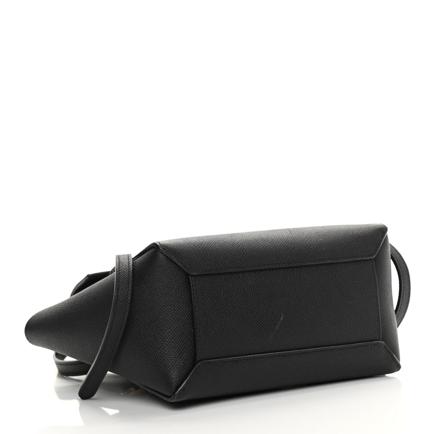 Grained Calfskin Nano Belt Bag Black