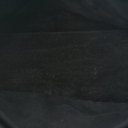 Saint Laurent Calfskin Crocodile Embossed Large Souple Sac De Jour Black 5 of 13