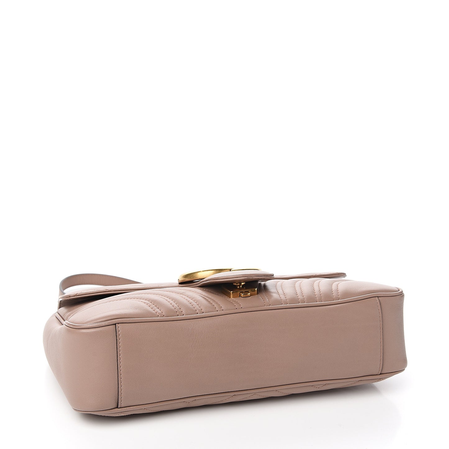 Calfskin Matelasse Medium GG Marmont Shoulder Bag Porcelain Rose