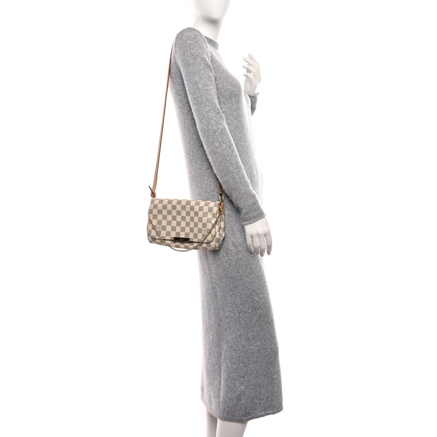 Louis Vuitton Damier Azur Favorite MM 2 of 10