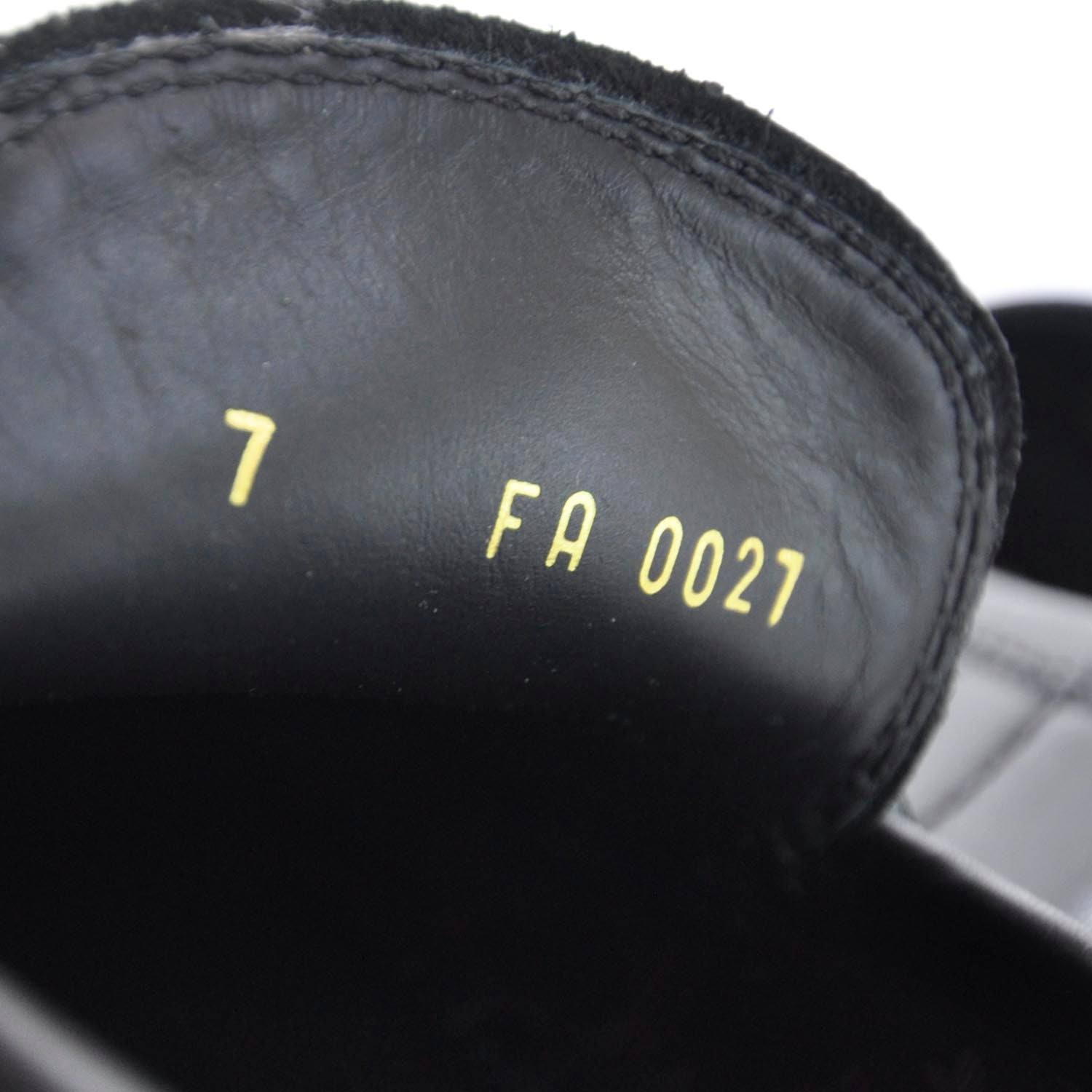 Louis Vuitton Leather Loafers Shoes 7 Black 5 of 7