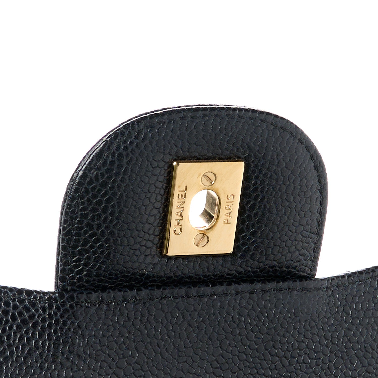 Chanel Caviar Quilted Jumbo Double Flap Black 6 of 10