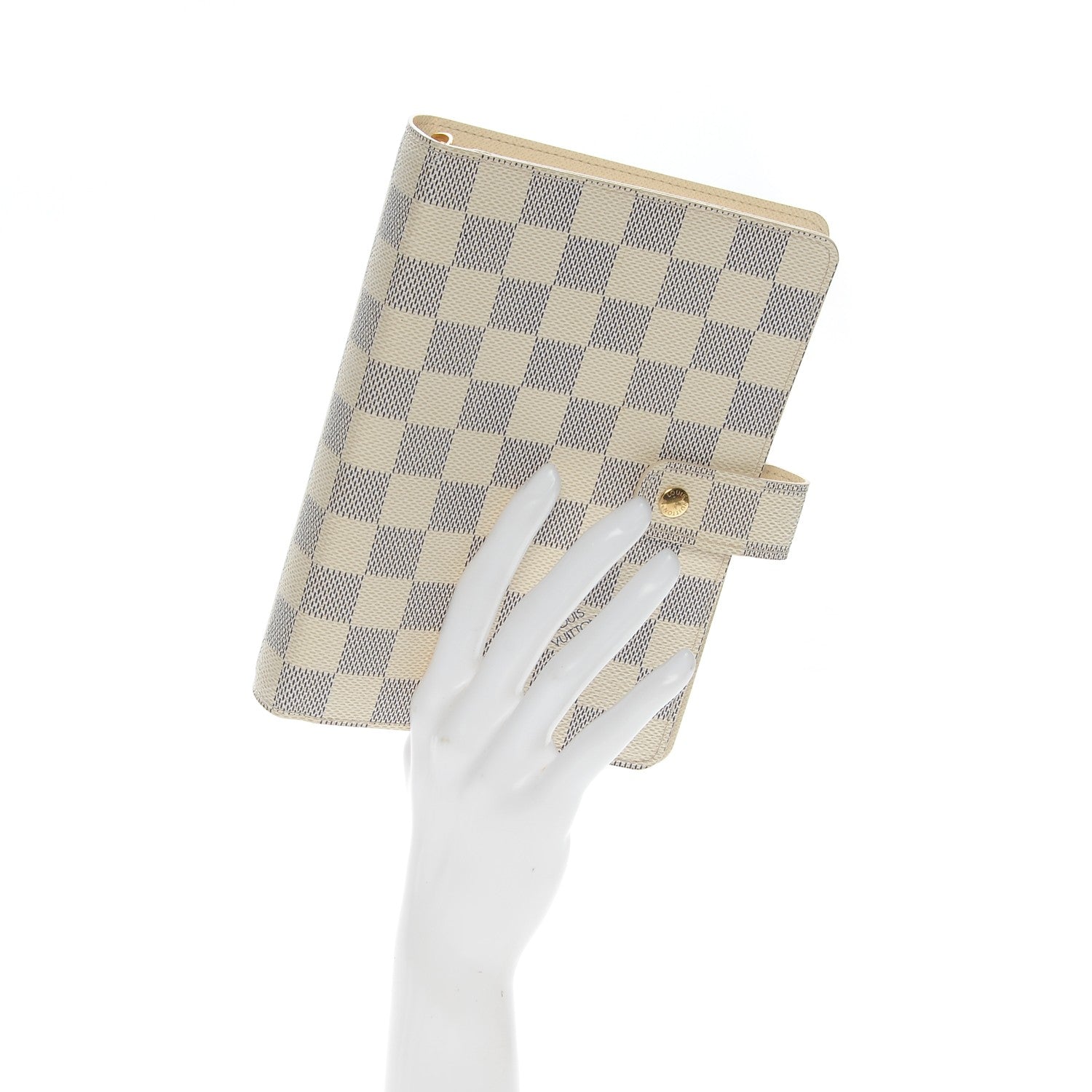 Louis Vuitton Damier Azur Medium Ring Agenda Cover 2 of 7