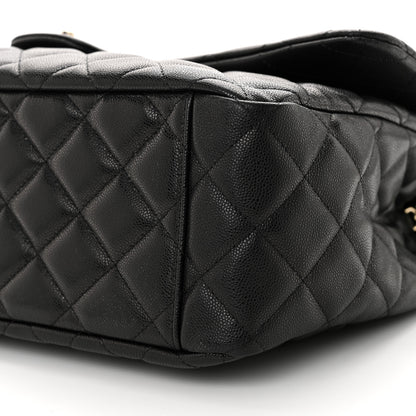 Chanel Caviar Quilted XXL Travel Flap Bag Black 10 of 11