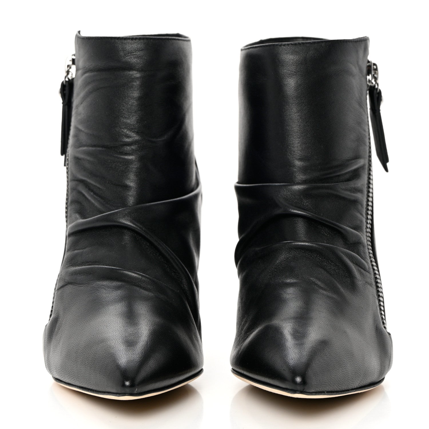 Jimmy Choo Calfskin Dayton 65 Boots 37.5 Black 2 of 11