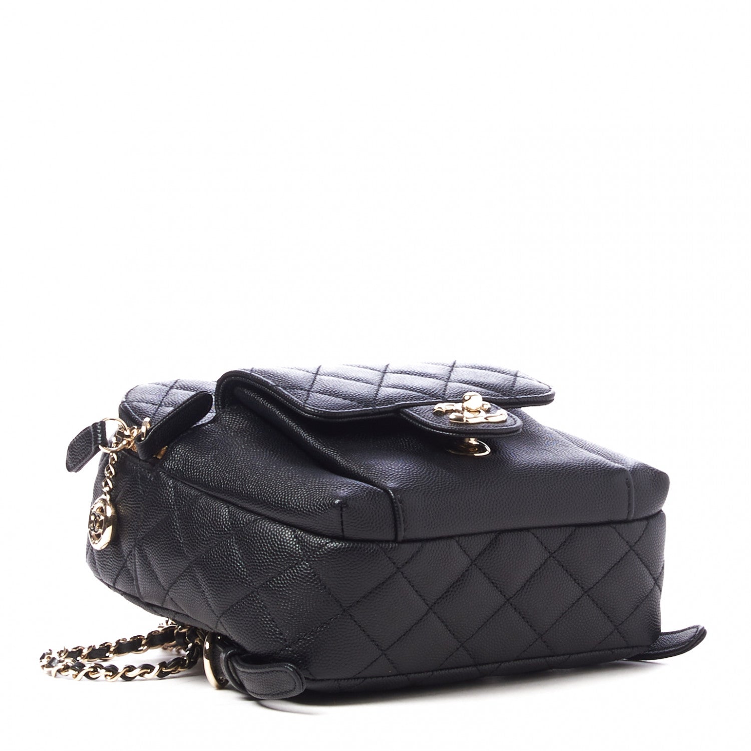 Chanel Caviar Quilted Small CC Day Backpack Black 3 of 9