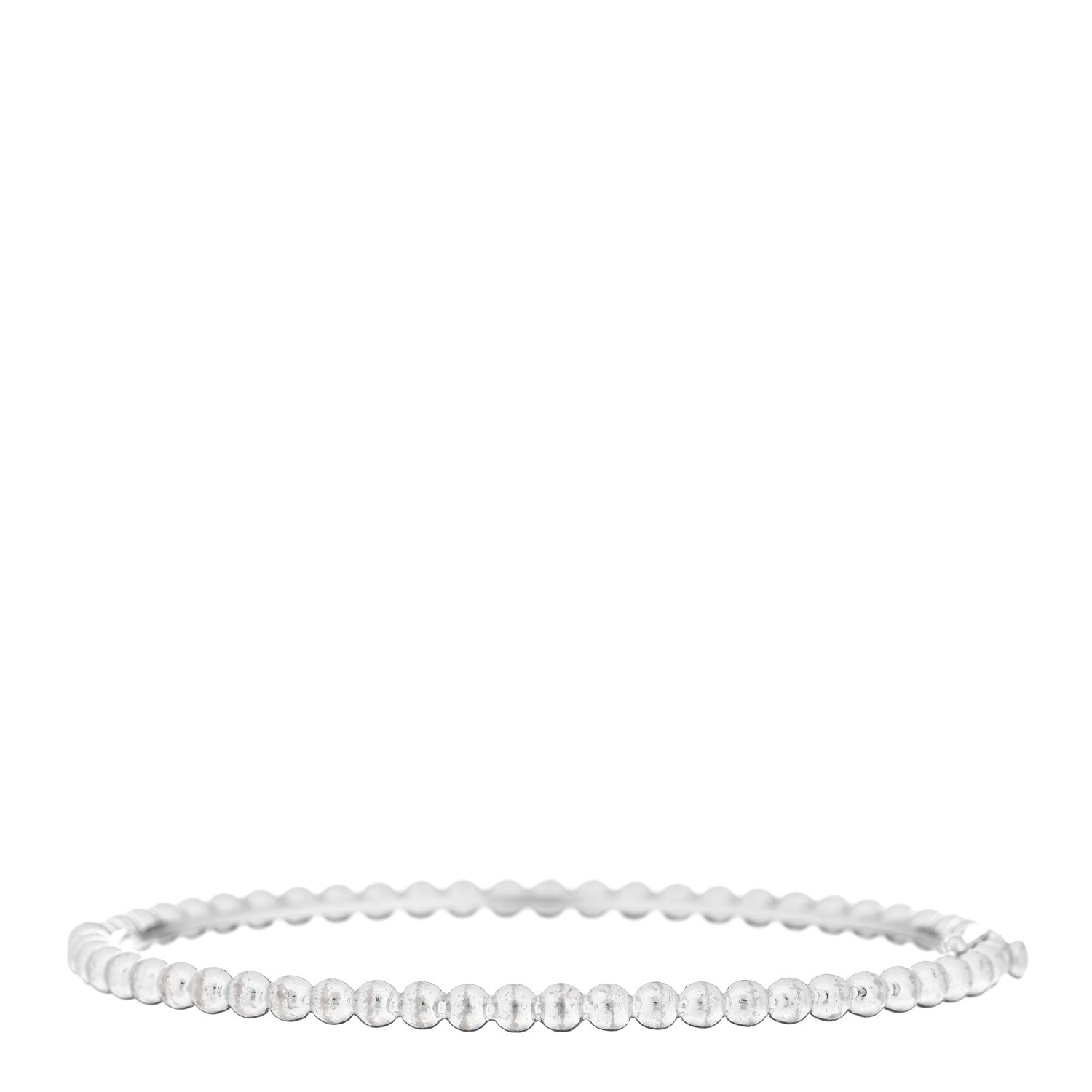 Van Cleef & Arpels 18K White Gold Perlee Pearls of Gold Bracelet M 2 of 3