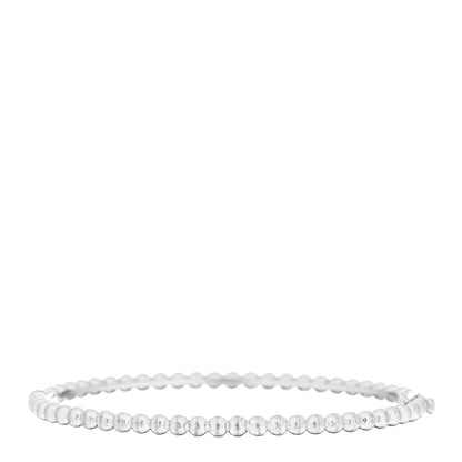 Van Cleef & Arpels 18K White Gold Perlee Pearls of Gold Bracelet M 2 of 3