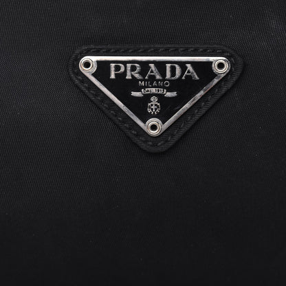 Prada Tessuto Nylon Saffiano Flat Messenger Bag Black 12 of 13