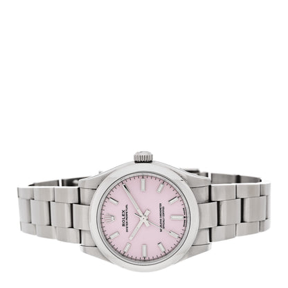 Rolex Stainless Steel 31mm Oyster Perpetual Watch Candy Pink 277200 2 of 5