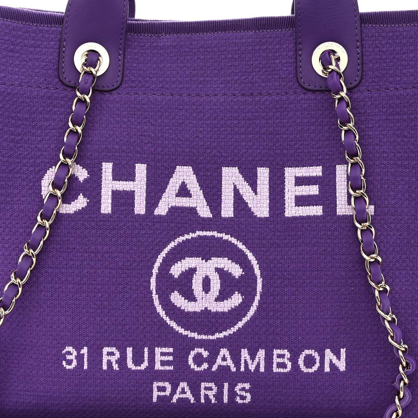 Mixed Fibers Small Deauville Tote Purple