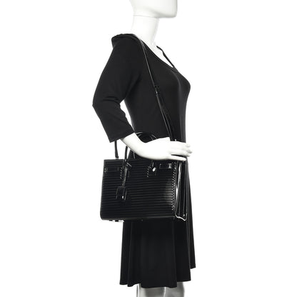 Saint Laurent Ribbed Patent Calfskin Baby Sac De Jour Black 2 of 11
