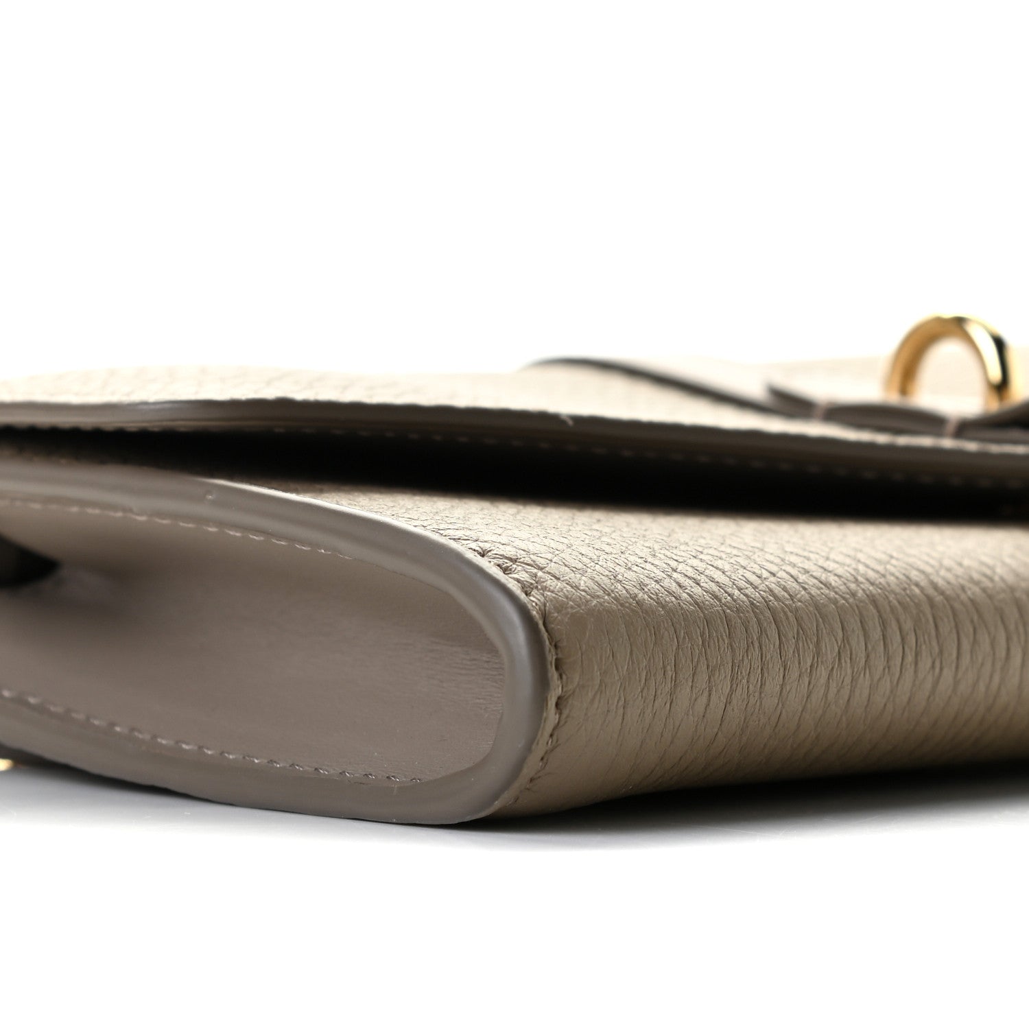 Chloe Grained Calfskin Aby Chain Wallet Motty Grey 6 of 10