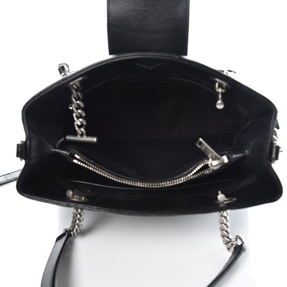 Saint Laurent Calfskin Y Quilted Monogram Small Loulou Shopper Black 6 of 14