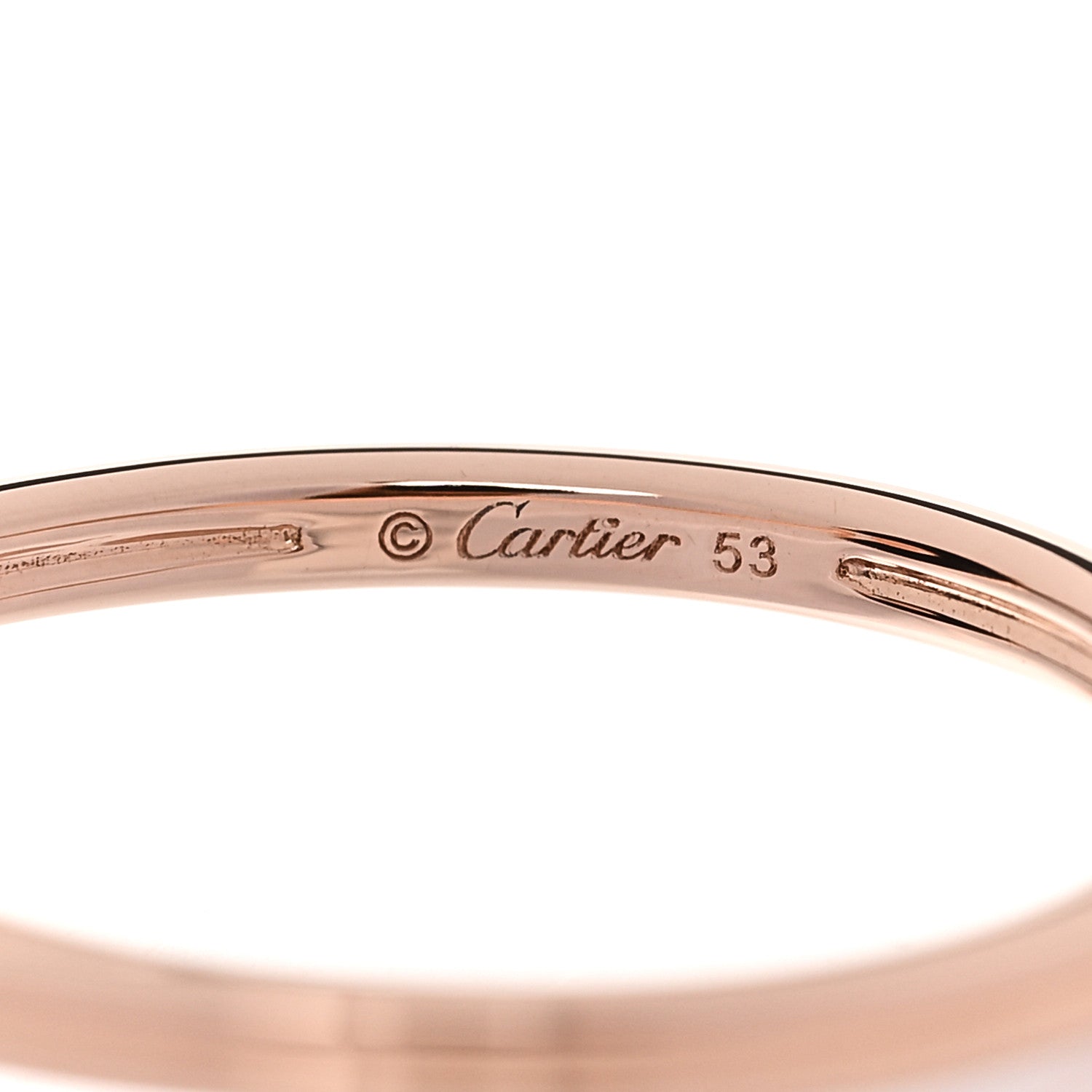 Cartier 18K Pink Gold Diamond Black Onyx Amulette de Cartier Ring 53 6.25 4 of 4