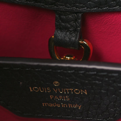 Louis Vuitton Taurillon Capucines BB Black 5 of 8