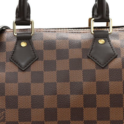 Louis Vuitton Damier Ebene Speedy Bandouliere 25 8 of 10