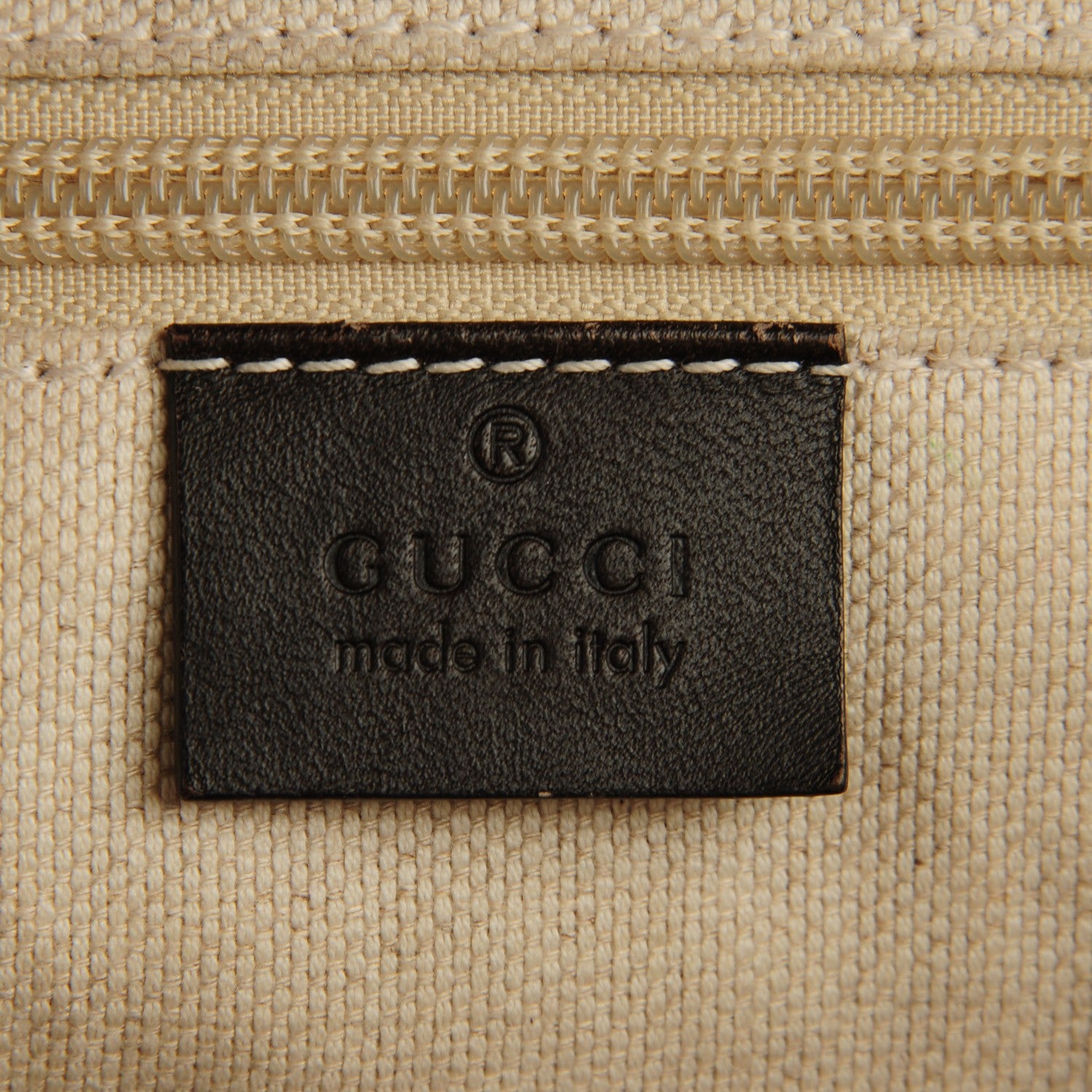 Gucci GG Supreme Monogram Medium Zippered Tote Dark Brown 6 of 8