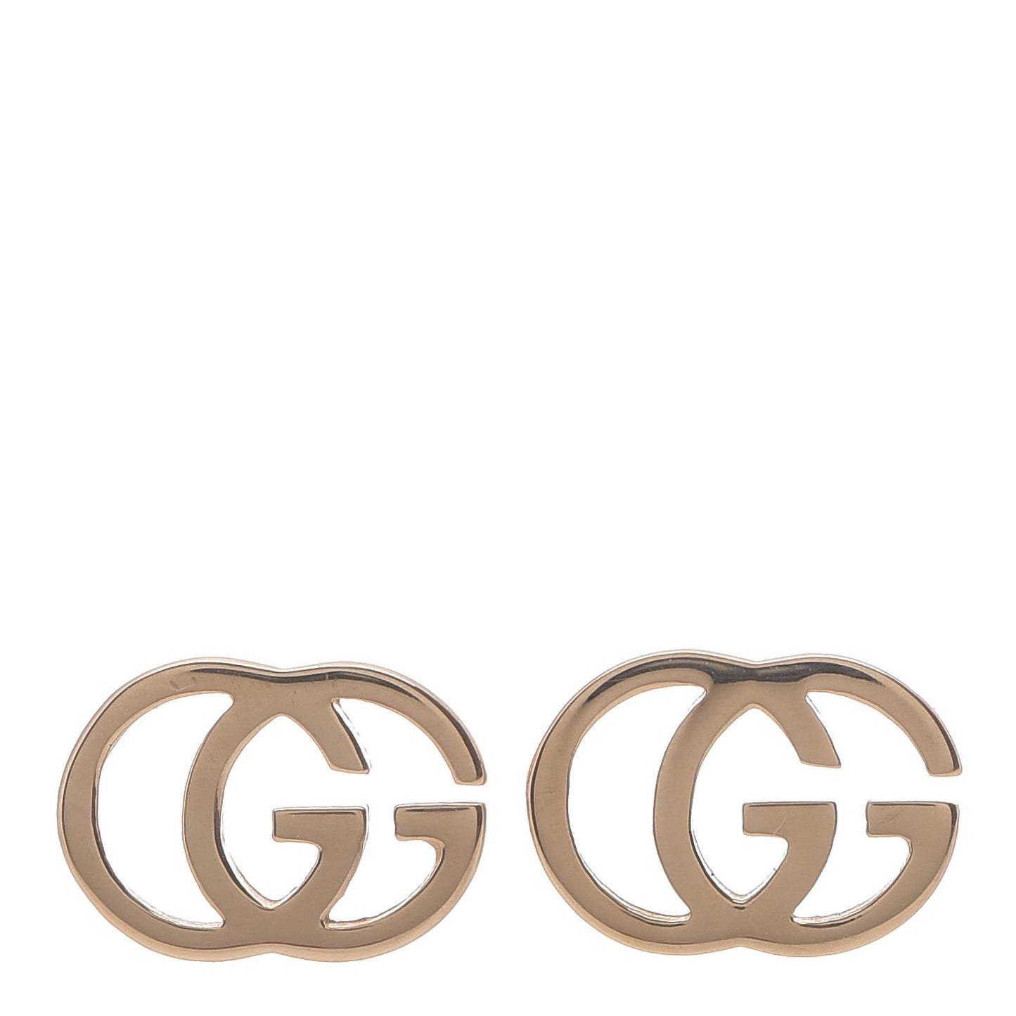 18K Yellow Gold GG Tissue Stud Earrings