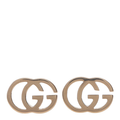 Gucci 18K Yellow Gold GG Tissue Stud Earrings 1 of 7