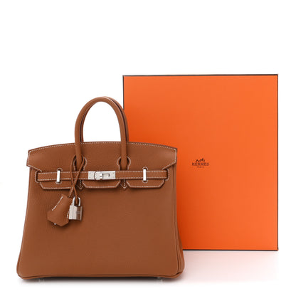 Hermes Togo Birkin 25 Gold 11 of 11