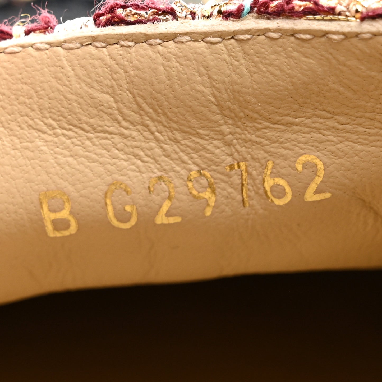 Tweed Grosgrain CC Espadrilles 40 Multicolor Black