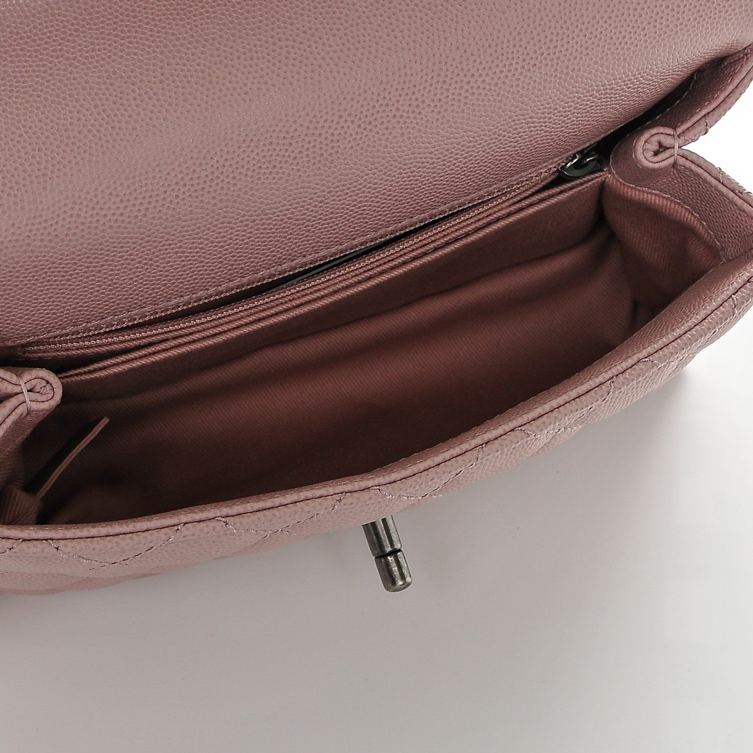 Chanel Caviar Quilted Mini Coco Handle Flap Pink 5 of 7