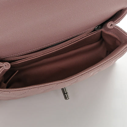 Chanel Caviar Quilted Mini Coco Handle Flap Pink 5 of 7