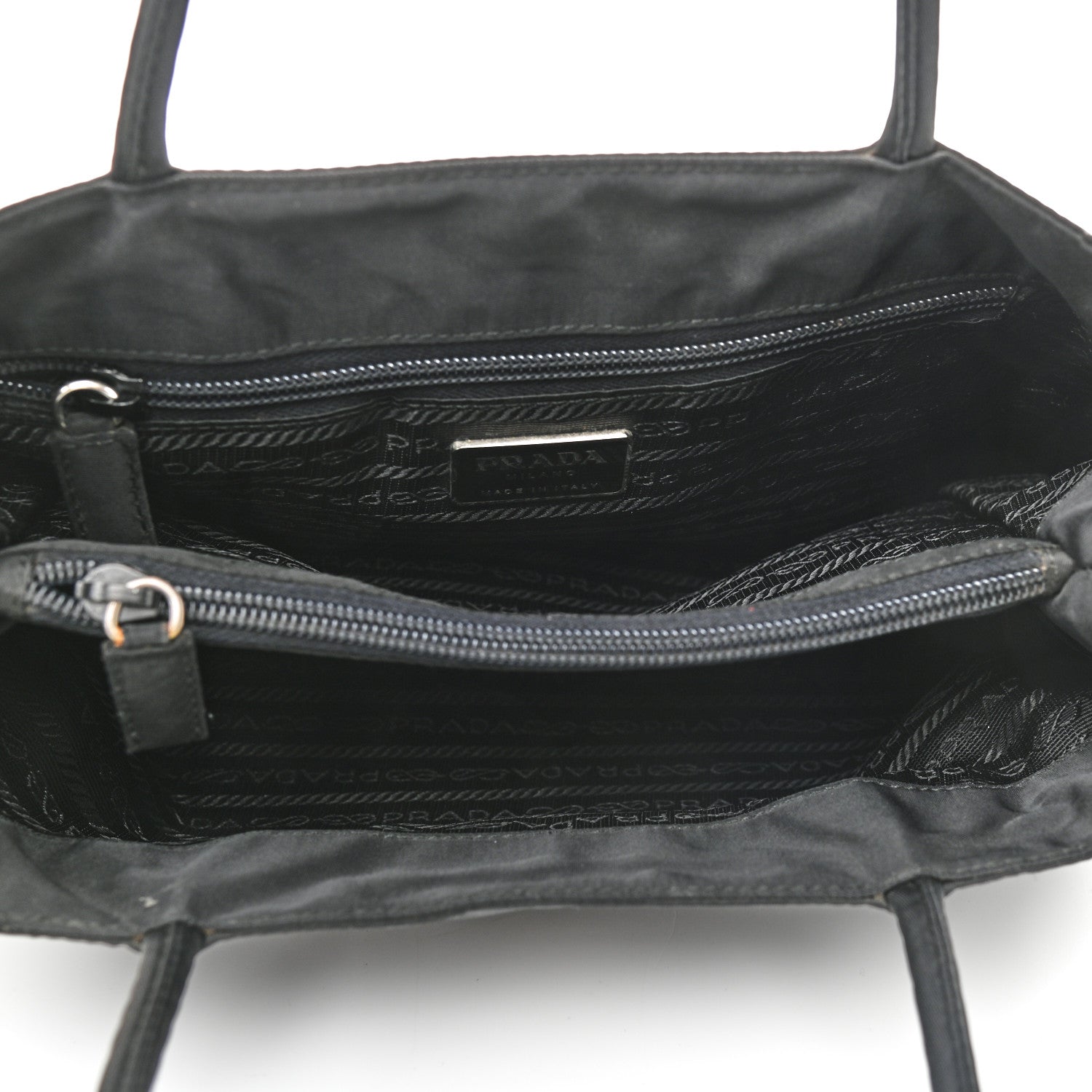 Prada Tessuto Nylon Tote Black 4 of 11