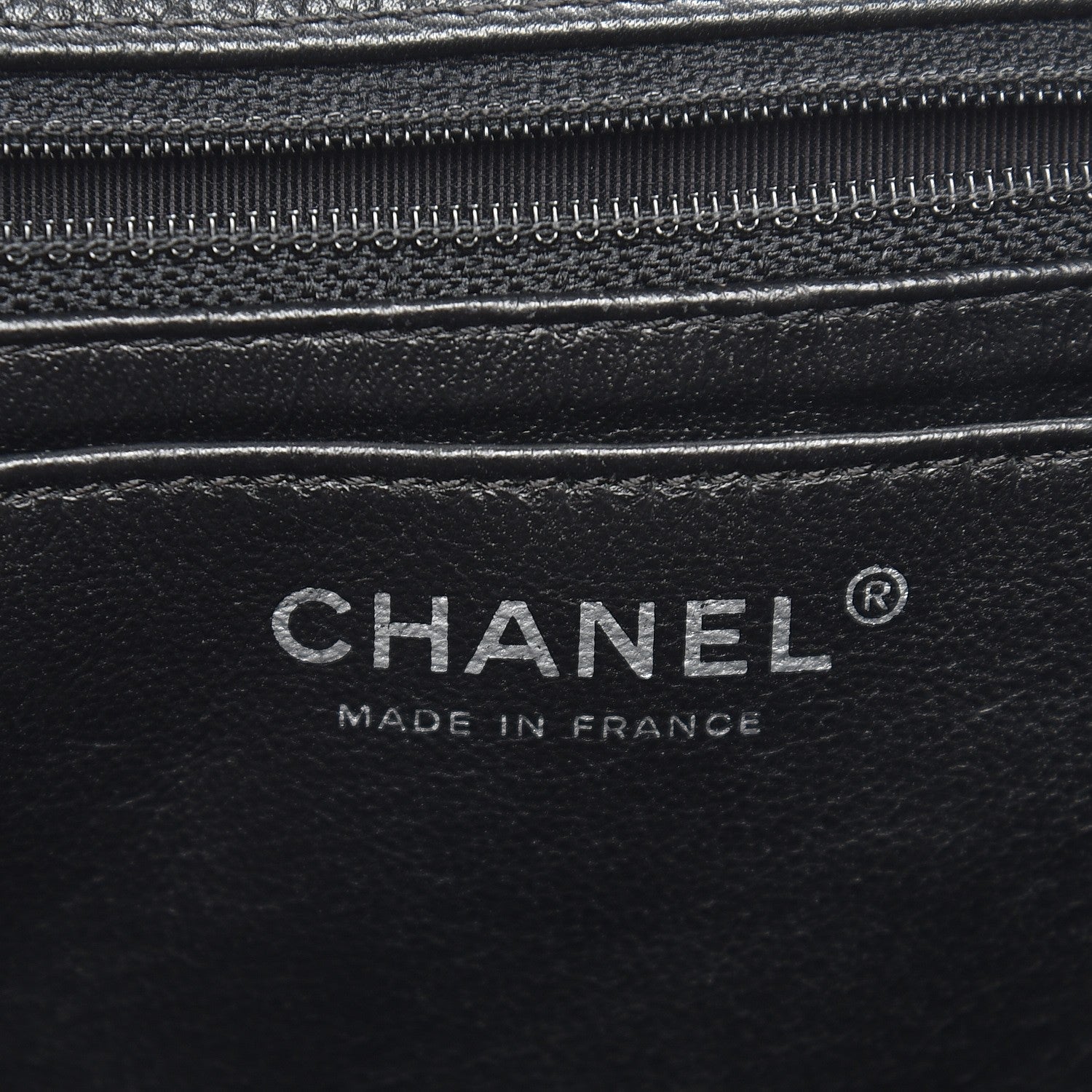 Chanel Washed Caviar Maxi Single Flap Black 7 of 8