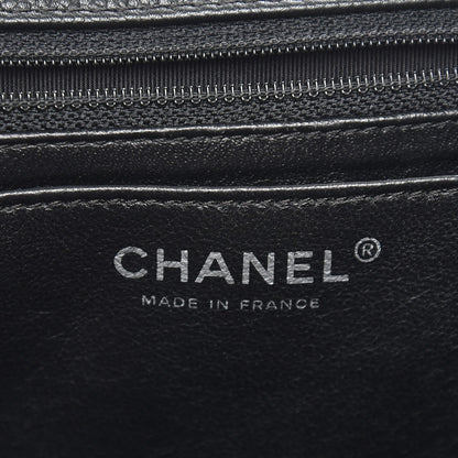 Chanel Washed Caviar Maxi Single Flap Black 7 of 8