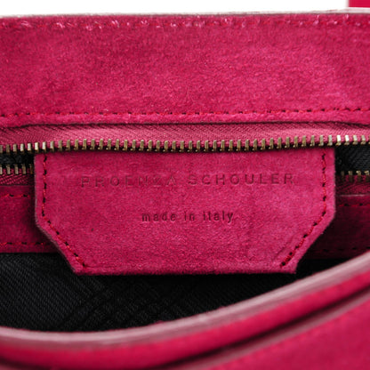 Proenza Schouler Suede PS1 Pochette Clutch Raspberry 8 of 9