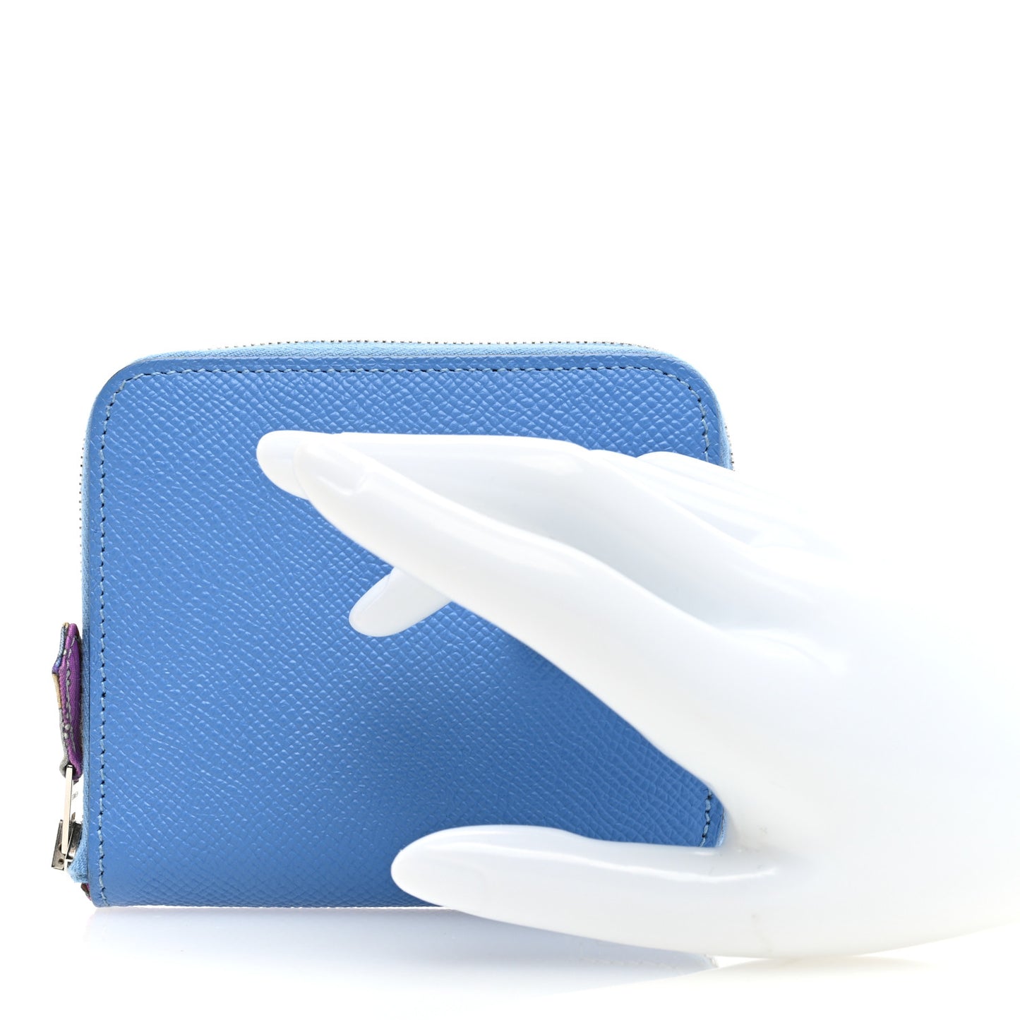Epsom Silk'In Compact Wallet Bleu Paradis