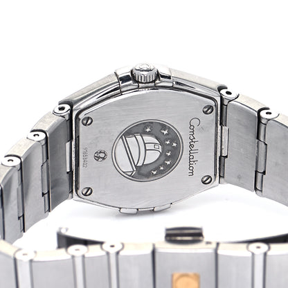 Omega Stainless Steel Diamond Bezel 24mm Constellation Quartz Watch Black 123.15.24.60.01.001 4 of 4