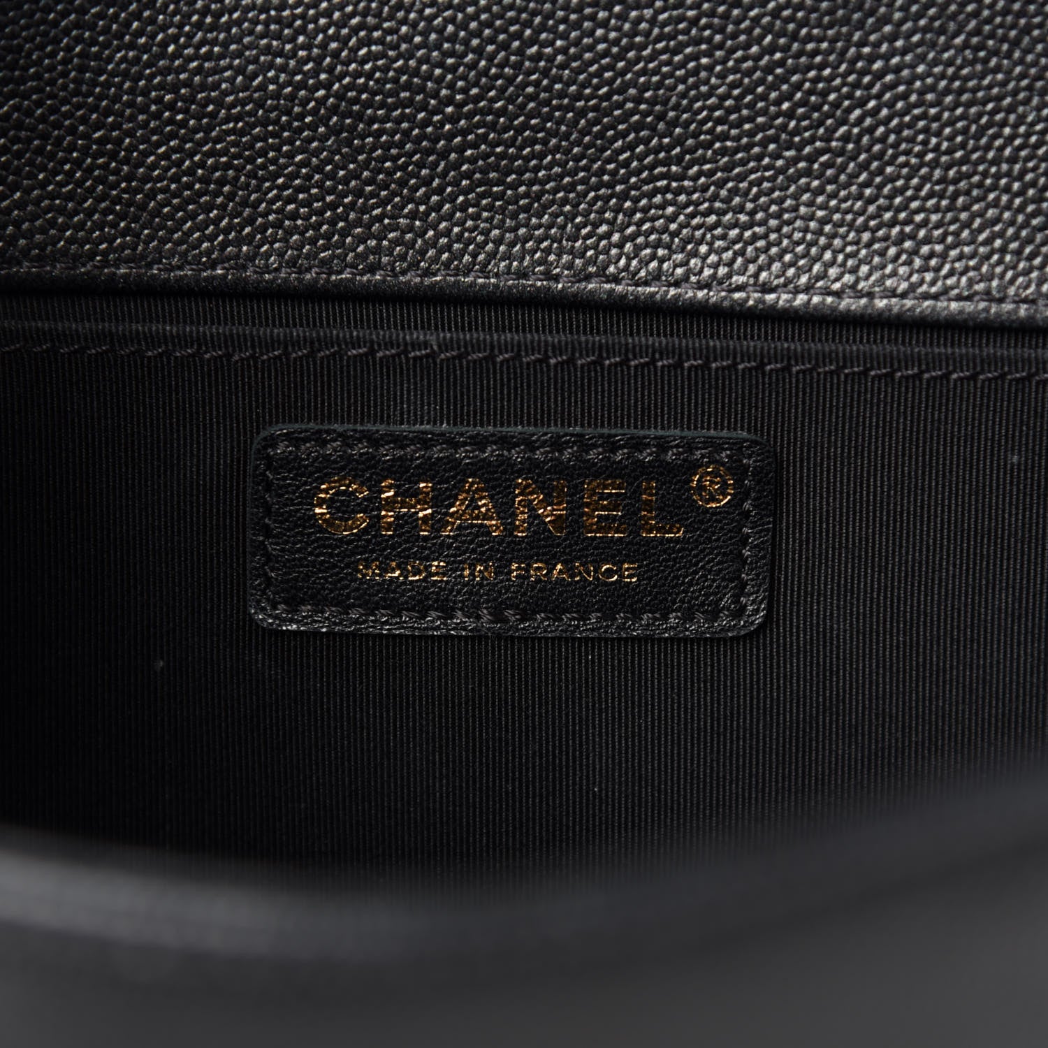 Chanel Caviar Quilted Medium Boy Flap Black 8 of 10