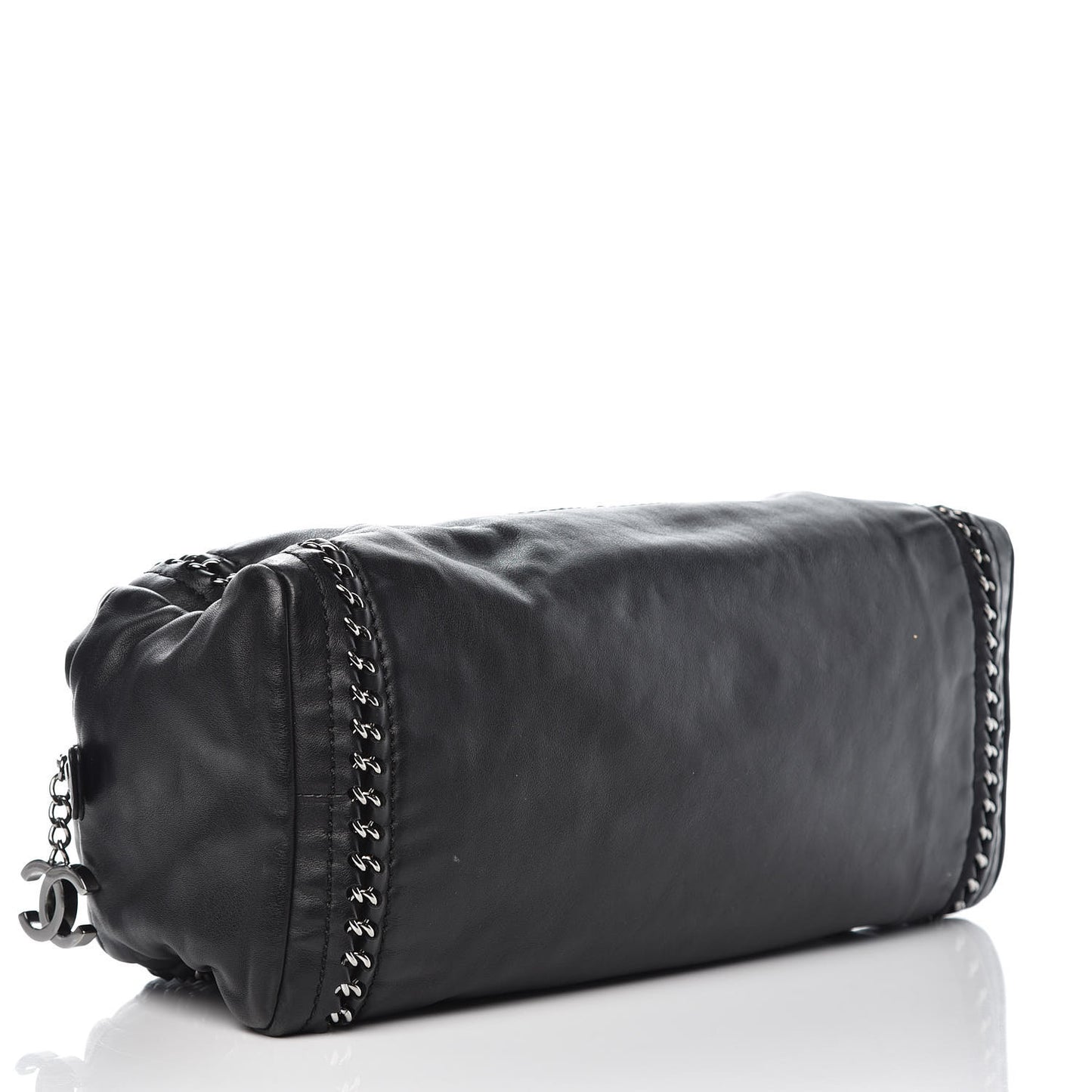 Smooth Calfskin Medium Luxe Ligne Bowler Black