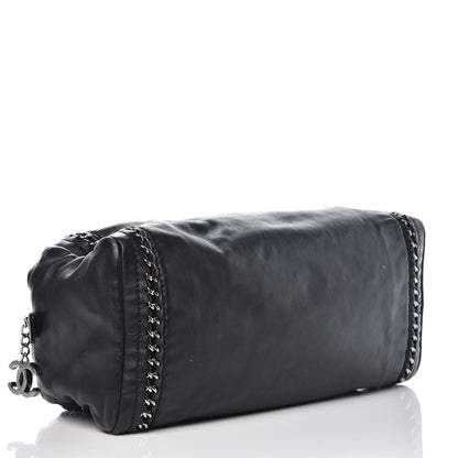 Chanel Smooth Calfskin Medium Luxe Ligne Bowler Black 4 of 14