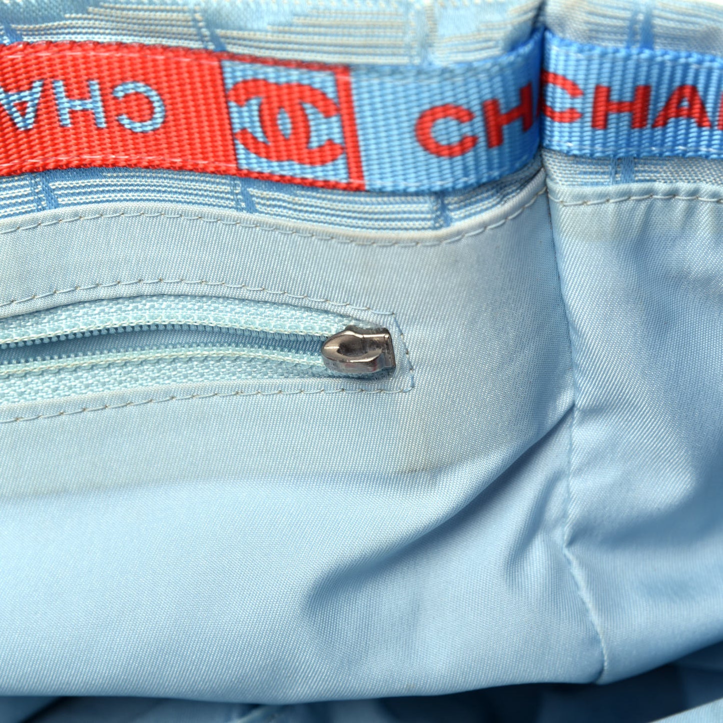 Nylon Travel Tote Blue