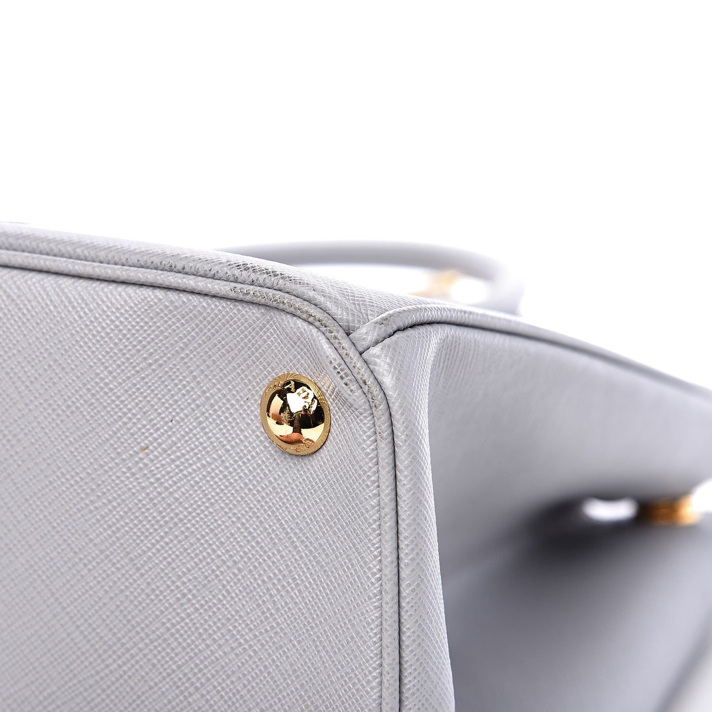Saffiano Medium Galleria Double Zip Tote Granito