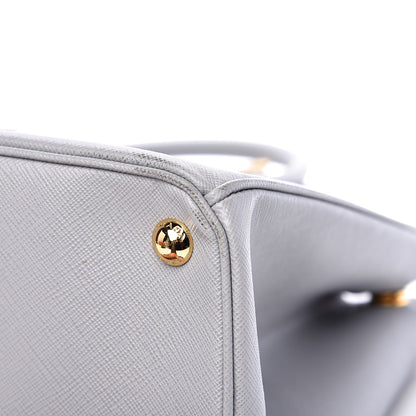 Prada Saffiano Medium Galleria Double Zip Tote Granito 9 of 14