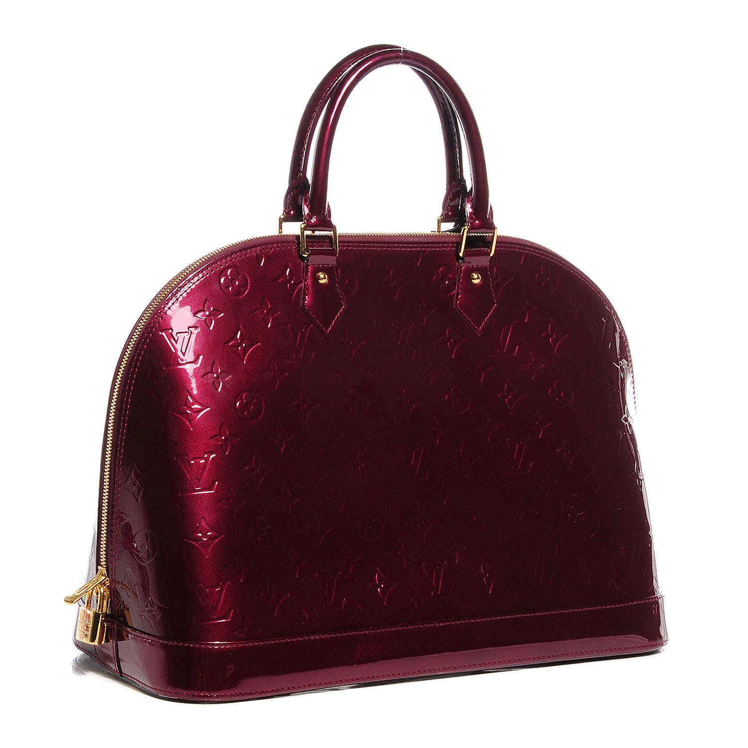 Louis Vuitton Vernis Alma GM Rouge Fauviste 3 of 7