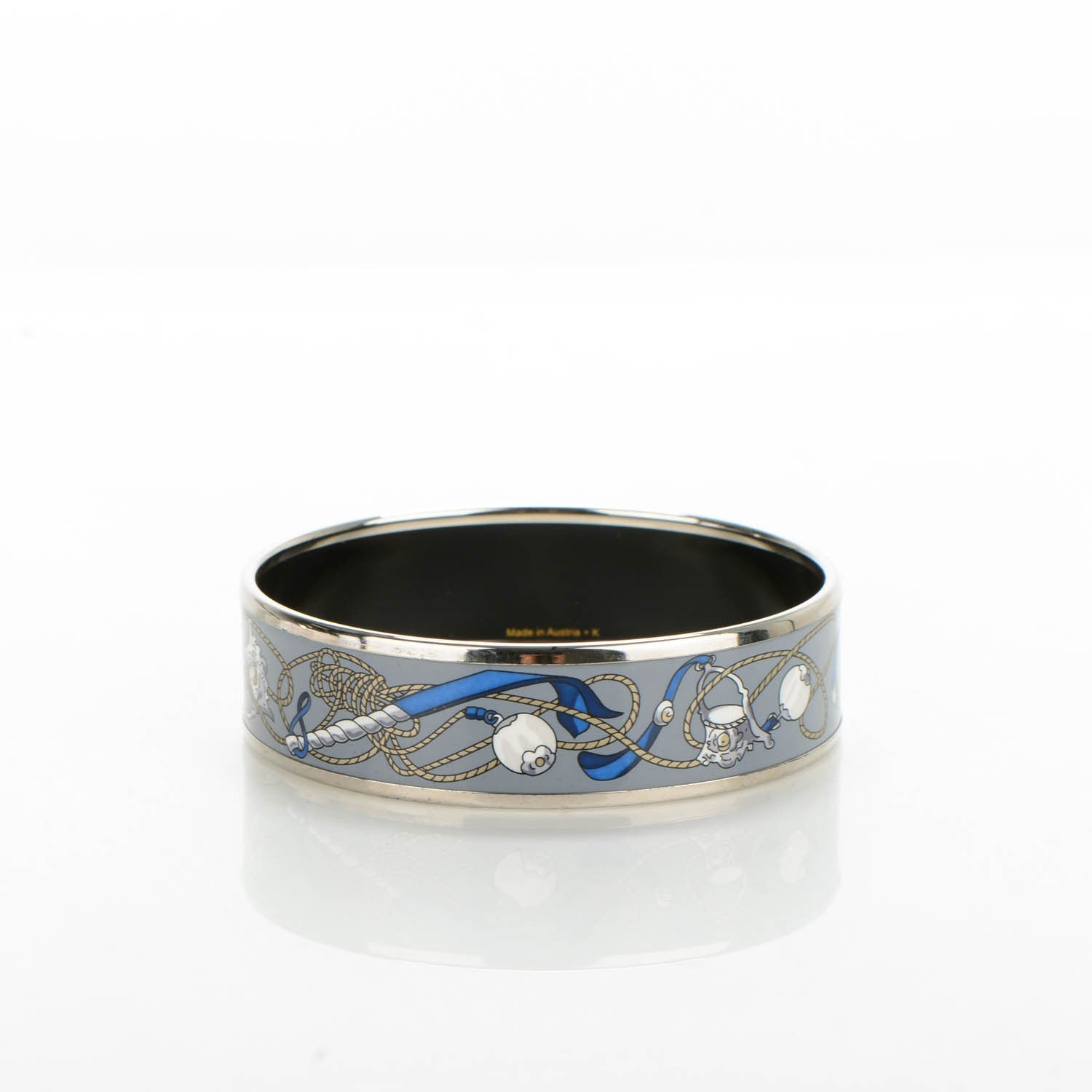 Hermes Enamel Printed Wide Bracelet 65 3 of 6